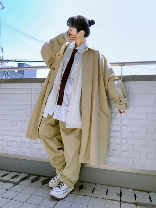 CAHLUMN/カウラム TC Twill 1 Tuck Pants/TC 1タック パンツ(その他 CAHLUMN/カウラム TC Twill 1 Tuck Pants/TC 1タック パンツ(その他