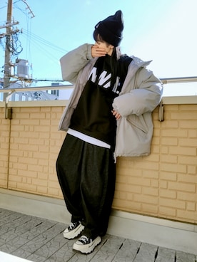 k(ani)さん（レディース・161cm）の冬コーディネート