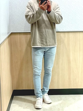 「スキニー」｜「UNIQLO（ユニクロ）のアイテム」を使った、TKSさん（メンズ・174cm）の秋コーディネート