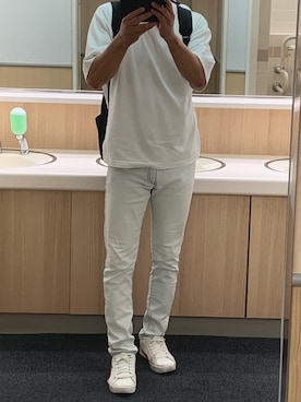 「スキニー」｜「UNIQLO（ユニクロ）のアイテム」を使った、TKSさん（メンズ・174cm）の夏コーディネート