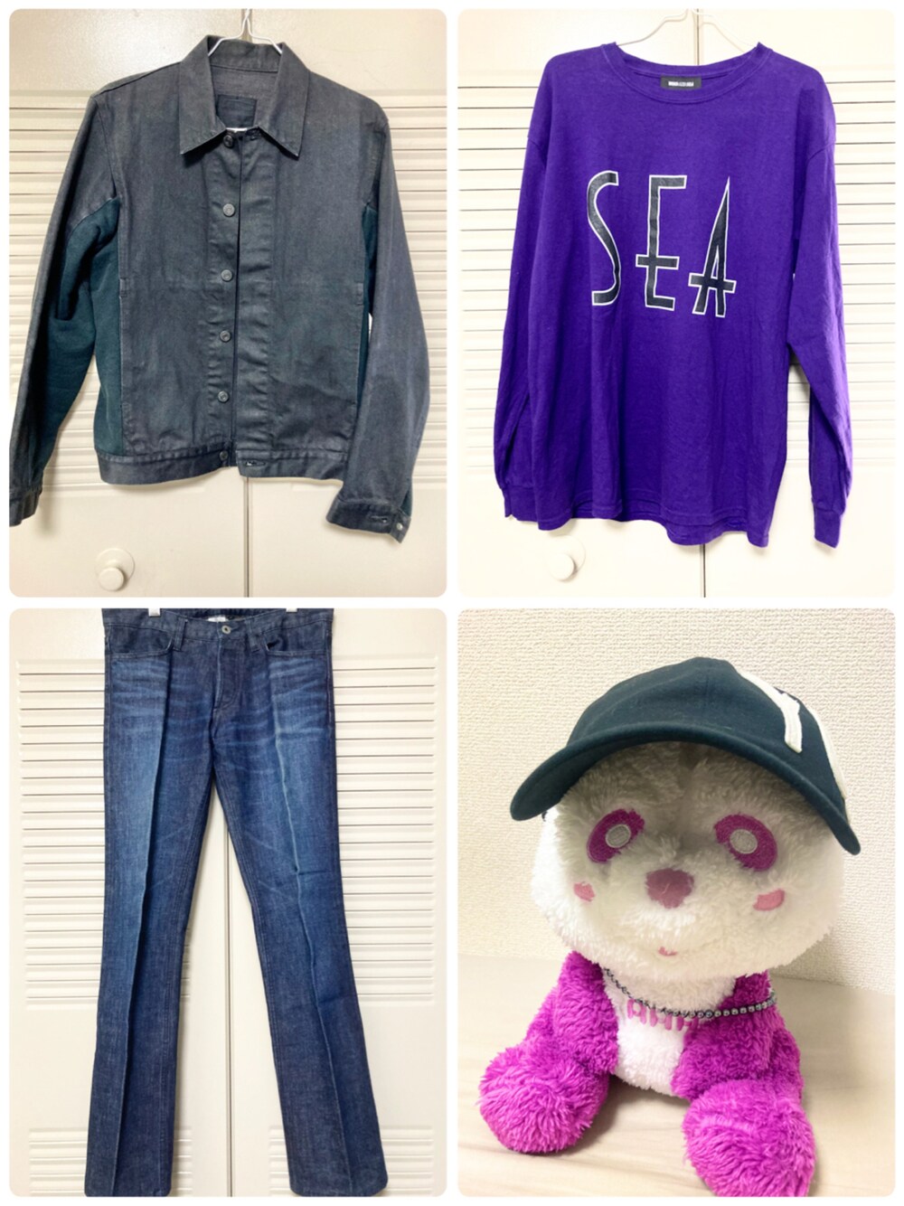 「秋コーデ、オトナカジュアル、きれいめカジュアル、デニム、キャップ、パールネックレス、ootd」｜「LAD MUSICIANのアイテム（デニムジャケット、ブラック系）」を使った、アオさんさん（メンズ・174cm）の秋コーディネートの1枚目の写真