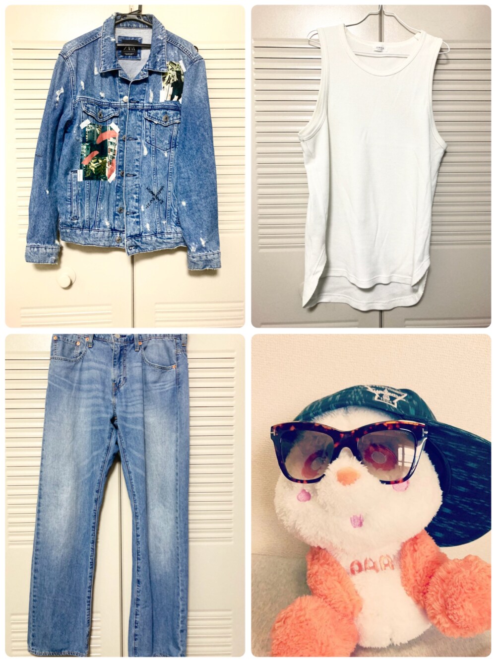 「秋のコーデ、大人コーデ、オトナカジュアル、デニム、古着、ootd」｜「ZARAのアイテム（デニムジャケット、ブルー系）」を使った、アオさんさん（メンズ・174cm）の秋コーディネートの1枚目の写真
