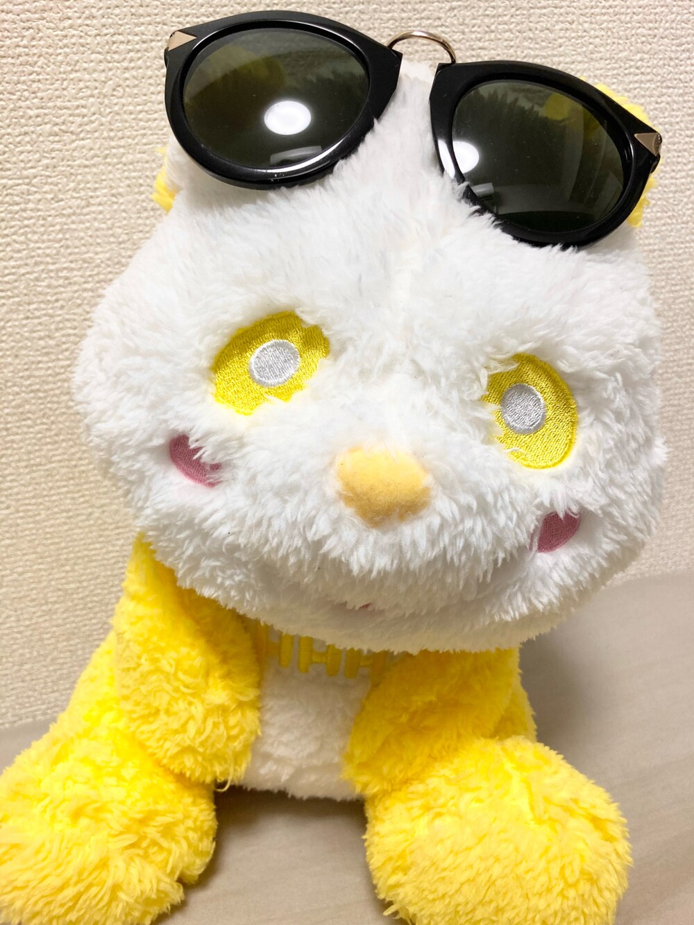 「ぬいぐるみ、パンダ、サングラス」｜「え～パンダのアイテム（雑貨/ホビー、イエロー系）」を使った、アオさんさん（メンズ・174cm）の夏コーディネートの1枚目の写真
