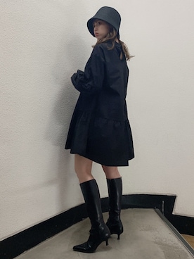 kayo yoshizawaさん(レディース・148cm)の冬コーディネート