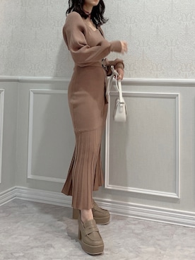 kayo yoshizawaさん（レディース・148cm）の冬コーディネート