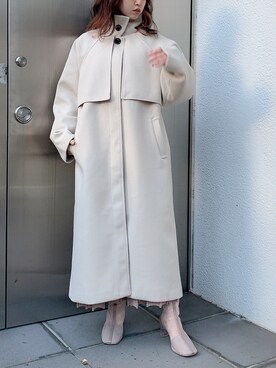 kayo yoshizawaさん（レディース・148cm）の冬コーディネート