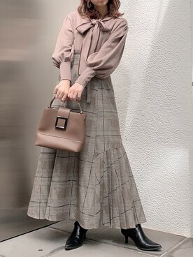kayo yoshizawaさん（レディース・148cm）の秋コーディネート