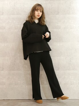 kayo yoshizawaさん（レディース・148cm）の冬コーディネート