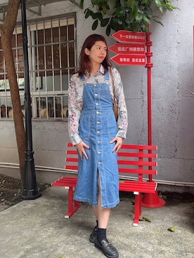 「NOのアイテム（ワンピース/ドレス）」を使った、冬日煎饺H_Vladaさん（レディース・168cm）の春コーディネート