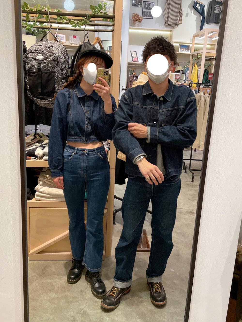 WAREHOUSEのデニムジャケットを使ったレディース人気ファッション