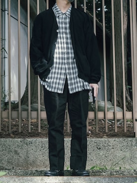 「ESSAY（エッセイ）のアイテム（トップス）」を使った、hiroさん（メンズ・166cm）の秋コーディネート