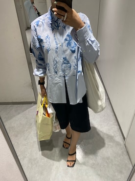 「MACPHEE（マカフィー）のアイテム」を使った、りさん（レディース・162cm）の夏コーディネート