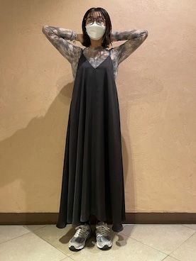 「gray」｜「アイテム（ワンピース/ドレス）」を使った、りさん（レディース・162cm）の秋コーディネート