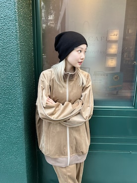 「Kastane」｜「アイテム（その他アウター）」を使った、sophieさん（レディース・157cm）の秋コーディネート