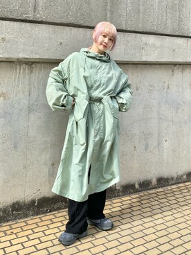 「WHIMSIC（ウィムジック）のアイテム（その他アウター）」を使った、sophieさん（レディース・157cm）の冬コーディネート