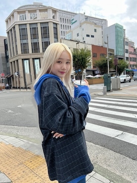 「Kastane」｜「アイテム（パーカー）」を使った、sophieさん（レディース・157cm）の秋コーディネート