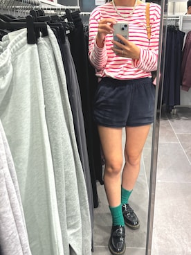 「BEAMS（ビームス）のアイテム（アクセサリー）」を使った、まゆちゃんさん（レディース・161cm）の冬コーディネート