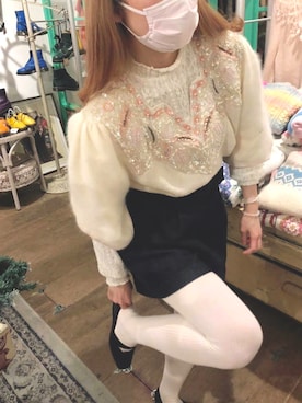 「To b. by agnes b.（トゥービーバイアニエスベー）のアイテム」を使った、まゆちゃんさん（レディース・162cm）の冬コーディネート