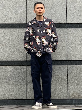 chin shi iさん（メンズ・176cm）の夏コーディネート