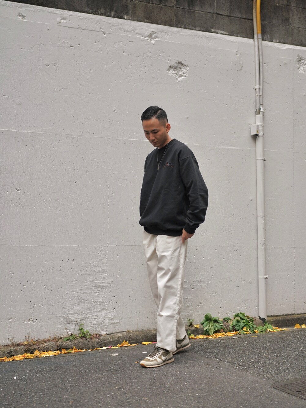 直営限定】Schott/ショット/CREW SWEAT SHAKE HAND & PANTHER/クルー