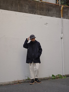 「schott（ショット）のSchott/ショット/TC PAINTER PANTS/ペインターパンツ（その他パンツ）」を使った、chin shi iさん（メンズ・176cm）の冬コーディネート