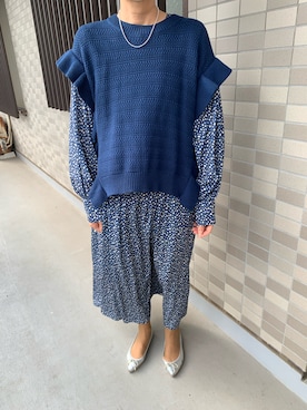 「Lattice（Lattice）のアイテム（アクセサリー）」を使った、akkoさん（レディース・155cm）の春コーディネート