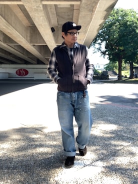 「EFFECTOR（エフェクター）のアイテム」を使った、ORTHさん（メンズ・170cm）の冬コーディネート