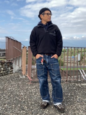 「アイテム（その他トップス）」を使った、ORTHさん（メンズ・170cm）の冬コーディネート