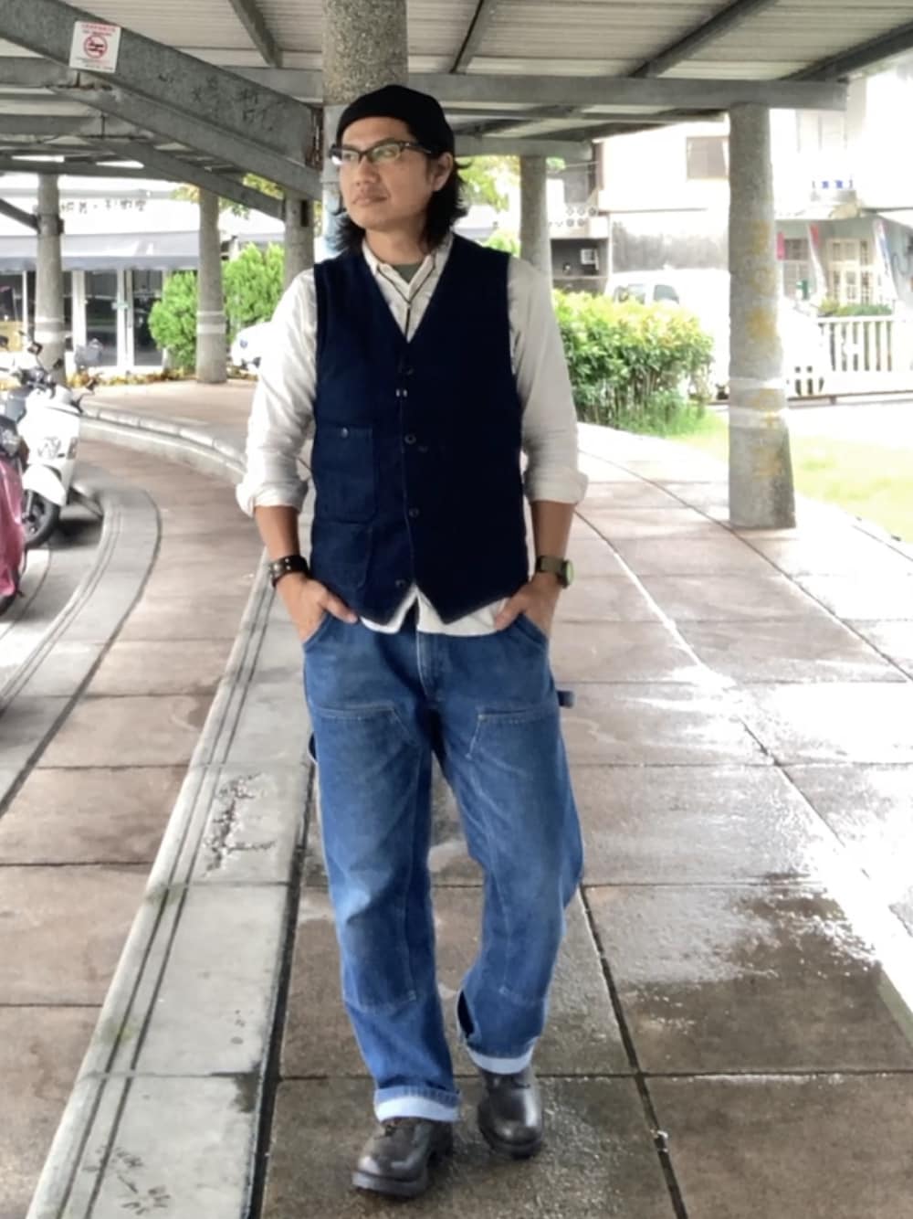 JOURNAL STANDARD J.S HOMESTEADのベストを使った人気ファッション