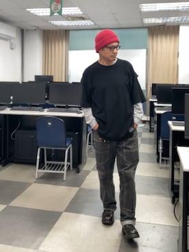 「アイテム（ブーツ）」を使った、ORTHさん（メンズ・170cm）の秋コーディネート