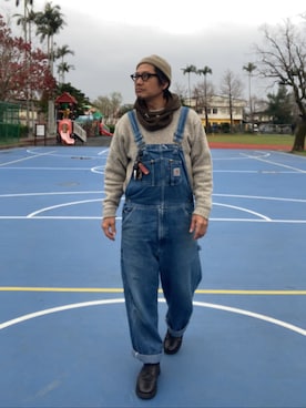 「WILD THINGS（ワイルドシングス）のアイテム」を使った、ORTHさん（メンズ・170cm）の冬コーディネート