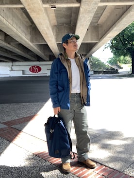 「アイテム（その他トップス）」を使った、ORTHさん（メンズ・170cm）の冬コーディネート