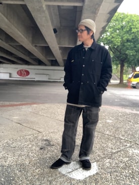 「EFFECTOR（エフェクター）のアイテム」を使った、ORTHさん（メンズ・170cm）の冬コーディネート