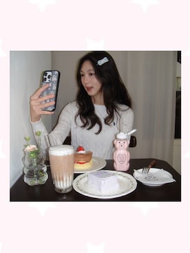 「sanrio（サンリオ）のアイテム」を使った、NIKI さん（レディース・160cm）の冬コーディネート