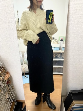 「A Day in the Life （アデイインザライフ）のアイテム」を使った、nacosさん（レディース・151cm）の秋コーディネート