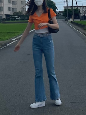 「shein」｜𝚖𝚒𝚔𝚊さん（レディース・176cm）の夏コーディネート