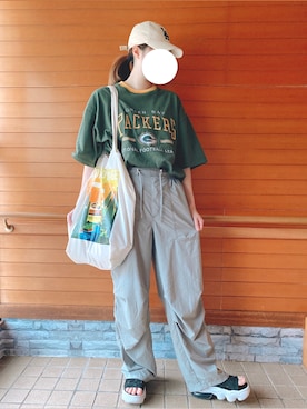 「美容室」｜にと。さん（レディース・158cm）の夏コーディネート