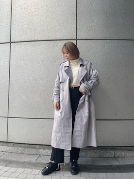 「FIG&VIPER（フィグアンドバイパー）のアイテム（ジャケット/アウター）」を使った、RIKOさん（レディース・168cm）の冬コーディネート