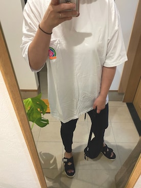 「アイテム（ボディバッグ/ウエストポーチ）」を使った、NNさん（レディース・165cm）の夏コーディネート