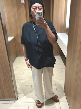 「PRADA（プラダ）のアイテム」を使った、NNさん（レディース・165cm）の夏コーディネート
