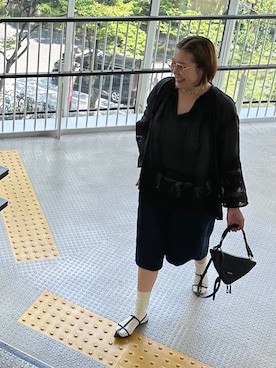 「PRADA（プラダ）のアイテム（バッグ）」を使った、NNさん（レディース・165cm）の夏コーディネート