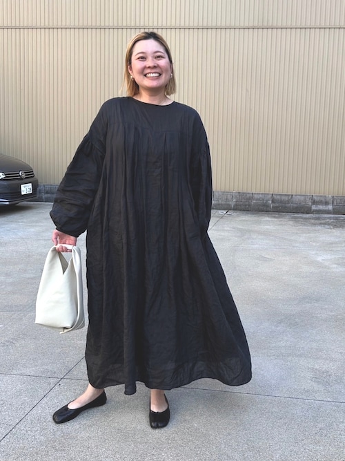 HOLIDAY（ホリデイ）の「RAMIE SMOCK DRESS ラミースモックドレス