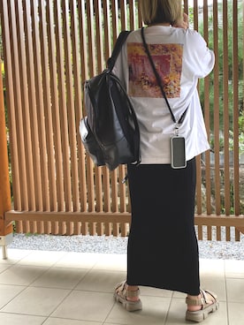 「FREAK'S STORE（フリークスストア）のアイテム（スマホグッズ）」を使った、NNさん（レディース・165cm）の夏コーディネート