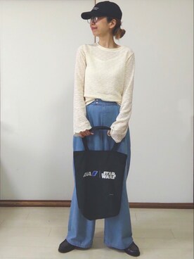 りり🌷さん（レディース・160cm）の春コーディネート