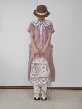 「TONE SELECT GOODS（トーンセレクトグッズ）のアイテム」を使った、りり🌷さん（レディース・160cm）の夏コーディネート