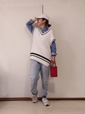 りり🌷さん（レディース・160cm）の春コーディネート