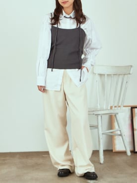 「アイテム（アンサンブル）」を使った、kanon_roopさん（レディース・157cm）の秋コーディネート