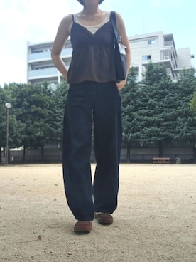 「MIZUNO（ミズノ　）のアイテム」を使った、MIZUKI☊さん（レディース・163cm）の夏コーディネート