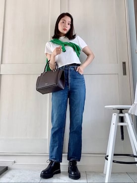 「& chouette（アンドシュエット）のアイテム（ハンドバッグ）」を使った、ＬＩＰＩ  さん（レディース・165cm）の夏コーディネート