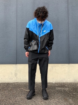 「epnok（エプノック）のアイテム（バッグ）」を使った、たわけさん（メンズ・173cm）の冬コーディネート